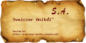 Sveiczer Anikó névjegykártya