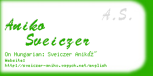 aniko sveiczer business card